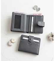 Hakiki Deri Minimalist Yeni Trend Spor Şık Erkek Cüzdan ve Kredi Kartlık
