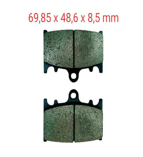 SKM KAWASAKİ UYUMLU ÖN FREN DİSK BALATASI FA158 ZZR 600 KLZ 1000