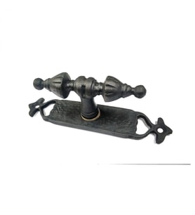 Antika Tarz Dekoratif Pirinç Burma Pencere Kolu - 152x32 Mm, Oksit