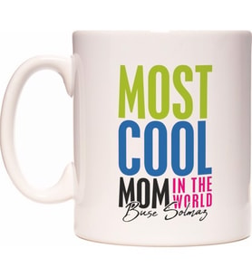 Most Cool Anneler Günü İsme Özel Kupa Bardak