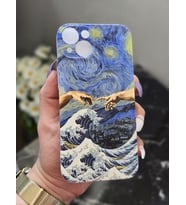 Iphone 15 Uyumlu Baskılı Şeffaf Telefon Kılıfı