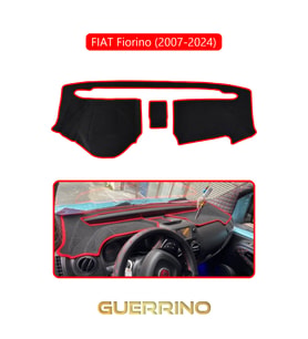 FIAT Fiorino 2007-2020   Modellerine Uygun   eski TORPİDO KORUMA HALISI KIRMIZI KENAR
