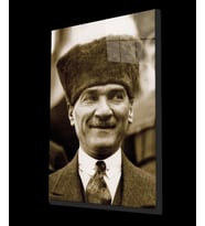 Atatürk Cam Tablo 4 mm Dayanıklı Temperli Cam