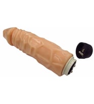 Cilt İçin Güvenli Malzemeden Üretilen 22 Cm Damarlı Titreşimli Vibratör