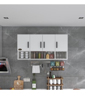 Kenzlife hazır mutfak severus byz 060*120*22 mutfak banyo dolabı kapaklı raflı (Karışık)