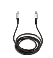 TUMI Hızlı Şarj Özellikli Naylon Örgü Tasarım Lightning To Type-C PD Kablo 1.5M MFI Lisanslı (Siyah)