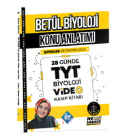 TYT Betül Biyoloji Konu Anlatımı 28 Günde Video Kamp Kitabı KR Akademi Yayınları