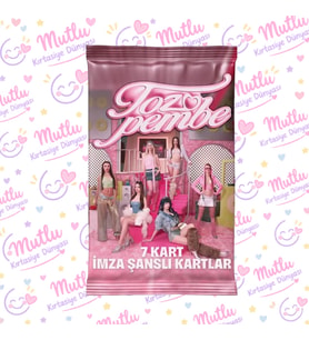 MANİFEST "TOZ PEMBE" KOLEKSİYON KARTLARI
