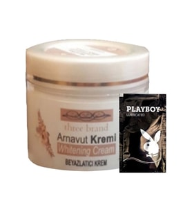 Süper Three Brand Arnavut Kremi Whitens Cream Kremi 100 ml + 1 Adet Jel Hediye