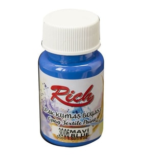 Rich Opak Kumaş Boyası 50 cc. 3006 MAVİ 