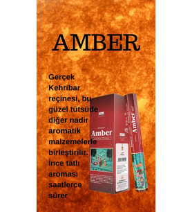 Amber Kötü Enerji Tütsüsü 20 çubuk