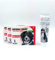 21-40kg Köpekler İçin Deri Bakım Damlası 3 kutu + Multivitamin (Şeffaf)