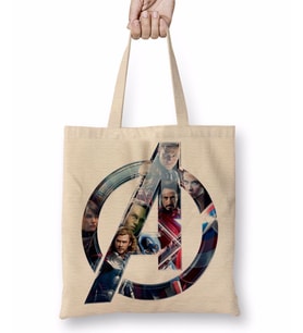 Avengers Znn Vingadores Bez Çanta Uzun Saplı