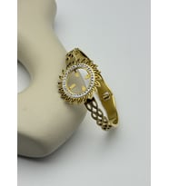 Çelik Gold Taşlı Güneş Çerçeve Çeyreklik Kelepçe - 26klp43
