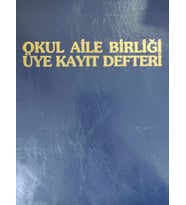 OKUL AİLE BİRLİĞİ ÜYE KAYIT DEFTERİ - YENİ AY