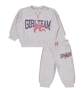 Civil Baby Gırl Team Fiyonk 6-18 Ay Takım - Gri