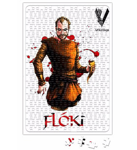 Vikings Floki Black Puzzle 240 Parça Yapboz