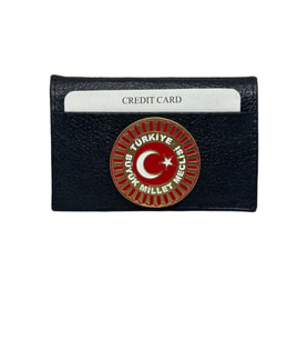 TBMM TÜRKİYE BÜYÜK MİLLET MECLİSİ SÜPER MİNİ KREDİ KARTLIK HAKİKİ DERİ