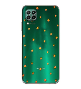 Huawei P40 Lite Uyumlu Baskılı Yumuşak Silikon Şeffaf Telefon Kılıfı