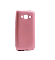 Samsung Galaxy J3 Uyumlu Kılıf Zore Premier Silikon Kapak (Rose Gold Altın)