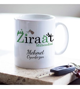 Ziraat Mühendislerine Özel Kupa Bardak