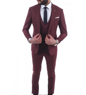 Jan Carlucci Slimfit Yelekli Drop 6 Takım