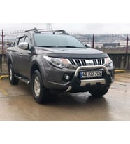 Mitsubishi L200 Uyumlu Ön Tampon Koruma Demiri 2007+ / 2020+ Poliüretan Pwt15 Parça