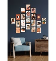 Çerçevesiz Çerçeve Görünümlü 20 Parça Mdf Tablo Seti Çoklu Baskı Seti Mdf Baskı ÖZC-MDF20C