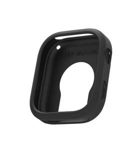 Xiaomi Redmi Watch Uyumlu 6 Yumuşak TPU Silikon Kasa Koruyucu Zore Watch Gard 41 (Siyah)