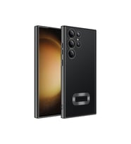 Samsung Galaxy S23 Ultra Uyumlu Kılıf Kamera Korumalı Logo Gösteren Zore Omega Kapak