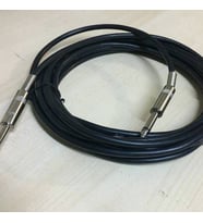 5 Metre Kaliteli Mono 6.3mm to 6.3mm Amfi Kablosu 6.3mm Çivi Jack (Siyah)