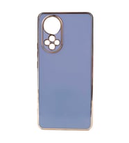 Huawei Nova 9 Kılıf Zore Bark Kenarları Altın Renk Kılıf (Açık Mavi)