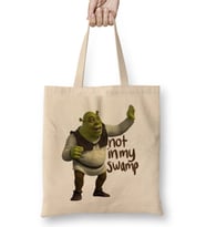 Shrek is Love Shrek is Life Bez Çanta Uzun Saplı