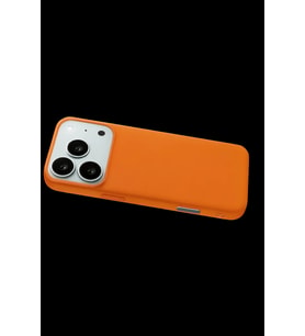 Pilelistore   Apple iPhone 17 Pro Max Nano içi Kadife Silikon - Turuncu