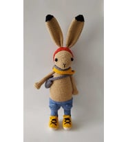 Tavşan Jack Amigurumi Organik Oyuncak