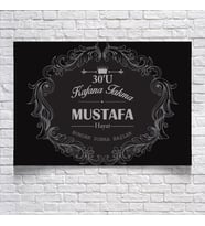 30 Yaş Temalı Doğum Günü Afişi 35X50 cm