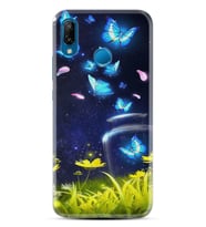 Huawei P20 Lite Mate 10 20 Lite Pro P40 Lite KılıfDesemli Silikon Neon Butterflys 1309