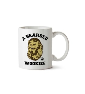 Star Wars A Bearded Wookie Chewbacca iki Tarafı Baskılı Kupa Bardak
