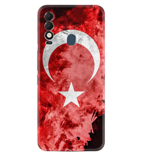 Tecno Spark 8T Kılıf Resimli Desenli Baskılı Silikon Şanlı Türk Bayrağı 3 1395