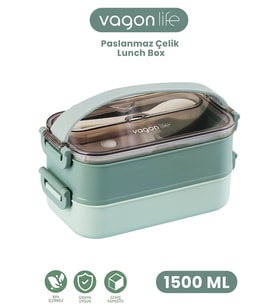 1500 ML Bento Lunch Box Ofis-Okul İçin Sefer Tası