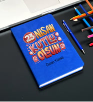 23 Nisan Tasarımlı Kişiye Özel Defter Ve Kalem Seti