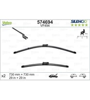 Silecek Süpürgesi Takım Focus Iıı 10-19 Aerotwın A640S (725+725Mm) (Oem No: Bm5Js17528Aa)