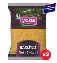 Yazar Pilavlık Bulgur 5 Kg x 2 Paket