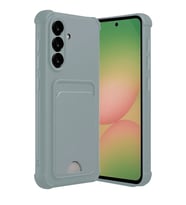 Samsung Galaxy A56 Kılıf Kelvin Kartvizitli Silikon - Açık Yeşil