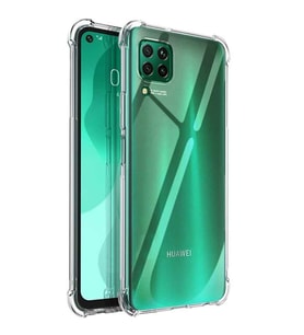 Huawei P40 Lite Shock Absorbing Darbe Emicili Şeffaf Silikon Kılıf