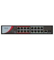HILOOK 16port NS-0318P-130(B) 10/100 1-SFP 130W FULL POE SWITCH