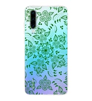 Huawei P30  Kamera korumalı Kapak Nostalji Desen Tasarımlı  Şeffaf Kılıf