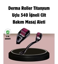 Mulvxkrg Krg02 Dermaroller Titanyum 540 İğneli 1 Mm Cilt Yenileme Ve Anti Aging Etkisi (Mulvix)