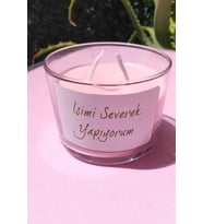 İşimi Severek Yapıyorum, Yaşam Serisi Bardak Mum, Doğal Soya Mumu