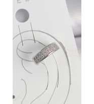 Pirinç Gümüş Renk Zirkon Taşlı Kıkırdak Model Kadın Küpe 5886 - SSSSSS8515-8756